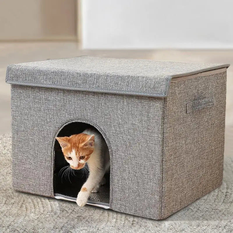 Kattenmand groot in pastelkleuren – Rustige uitstraling
