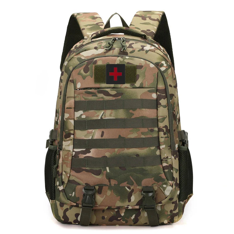 Handbagage rugzak 40x30x20 met zijvakken