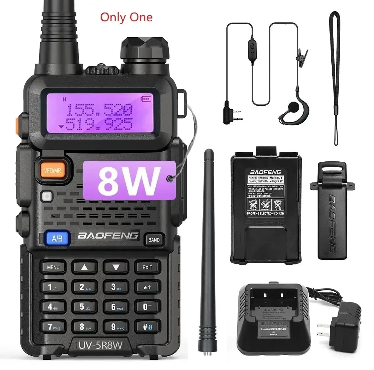Walkie talkies met vergrendelingsfunctie