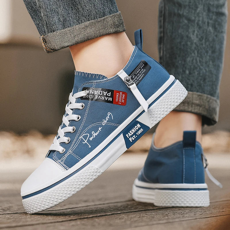 Zomer-ready heren sneakers in katoenblend