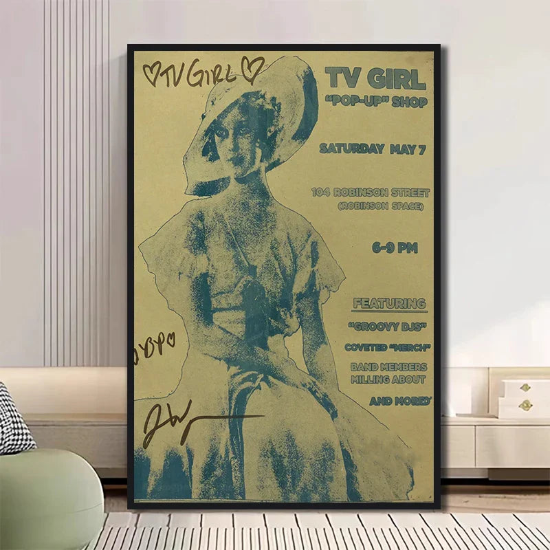 Poster met botanisch motief