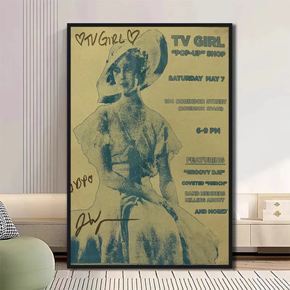 Poster met botanisch motief