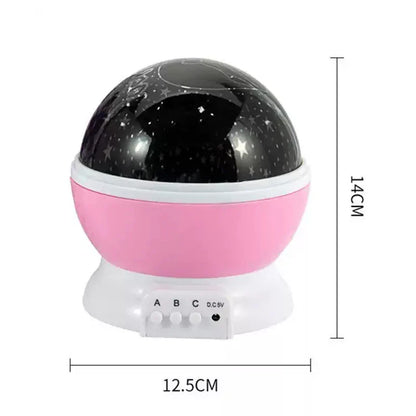 Projector lamp met sterren voor babykamer