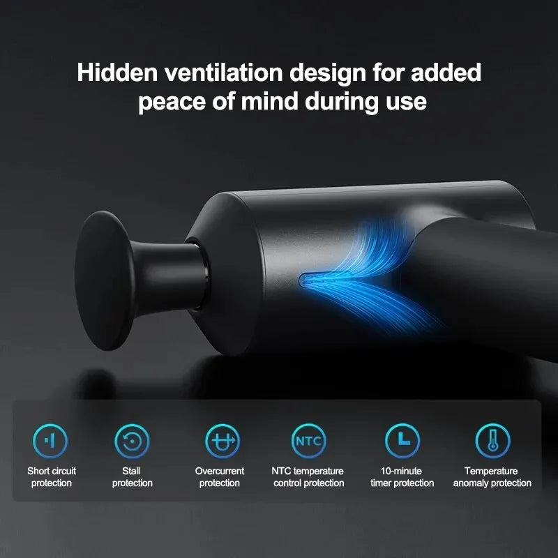 Massage gun met automatische uitschakeling – Veilig gebruik