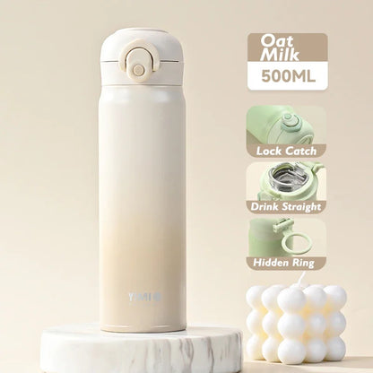 Thermosfles met siliconen grip – Comfortabel in de hand