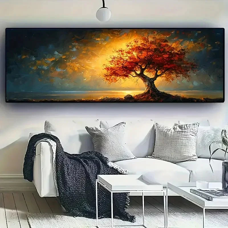 Poster met botanisch motief