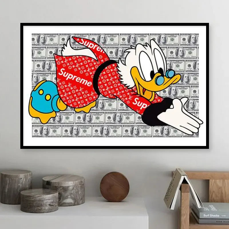 Zwart-wit portretposter