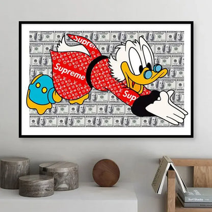 Zwart-wit portretposter