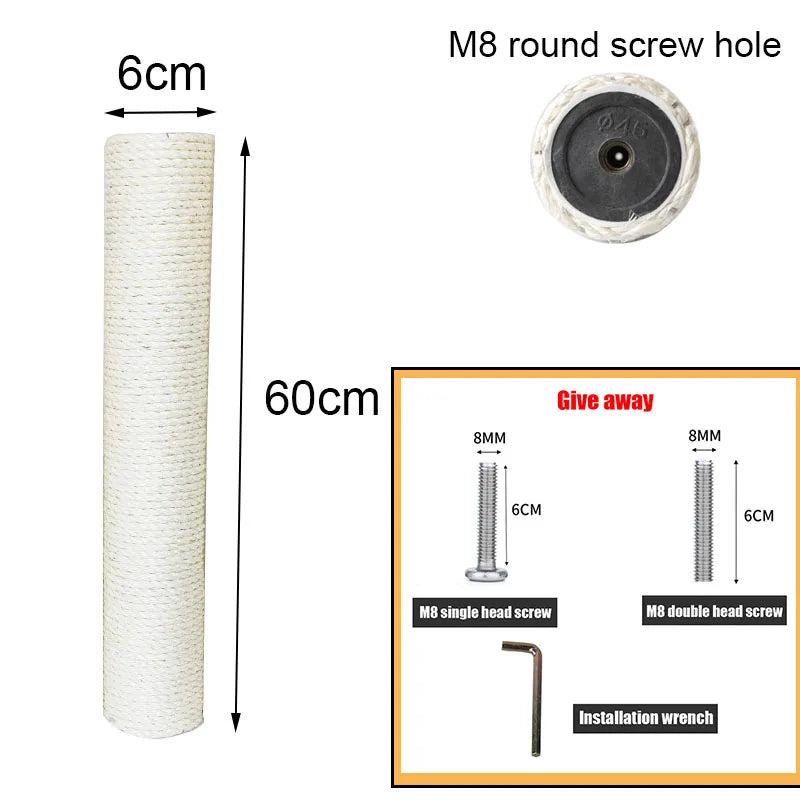 Kattenkrabmeubel met hout en sisal – Duurzaam en stijlvol