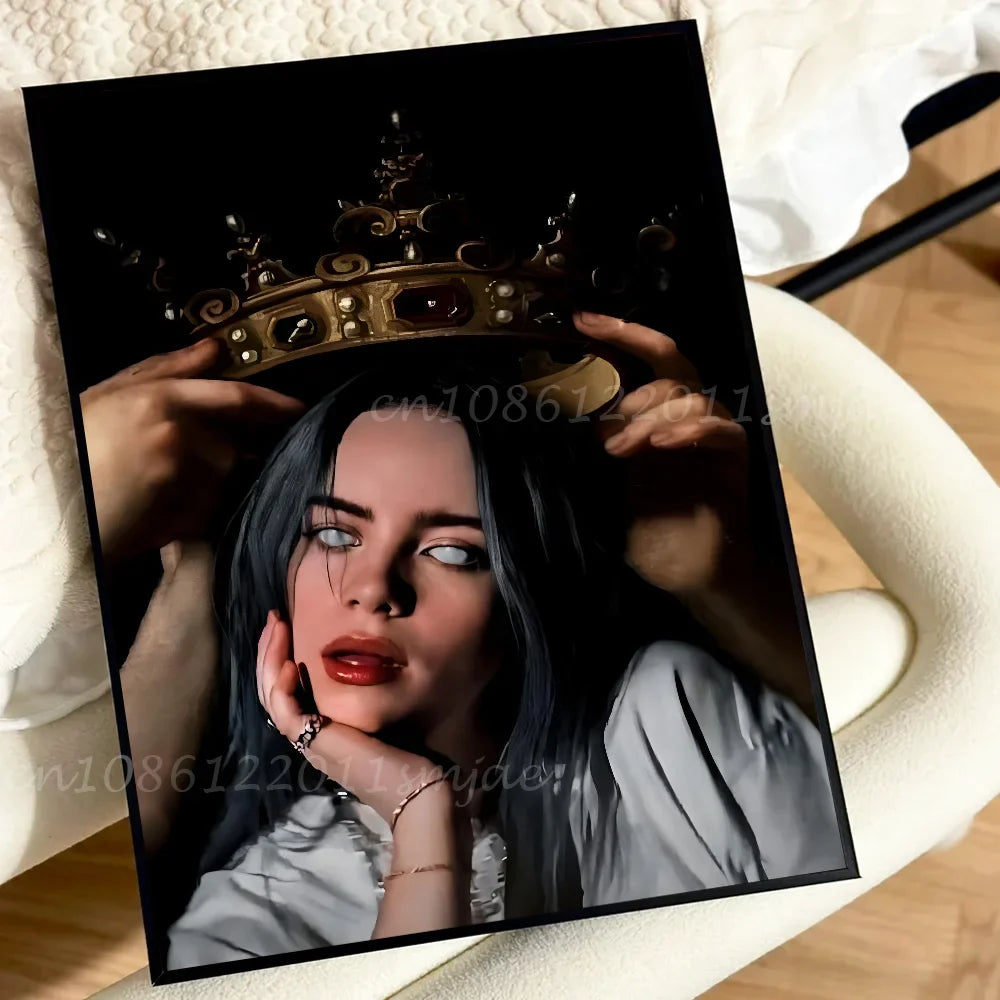 Poster met kaart van wereld of stad
