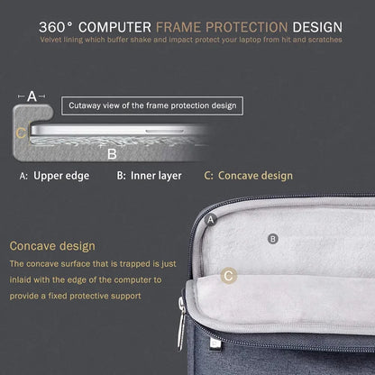 Laptop tas van echt leer – Hoogwaardige afwerking en luxe uitstraling
