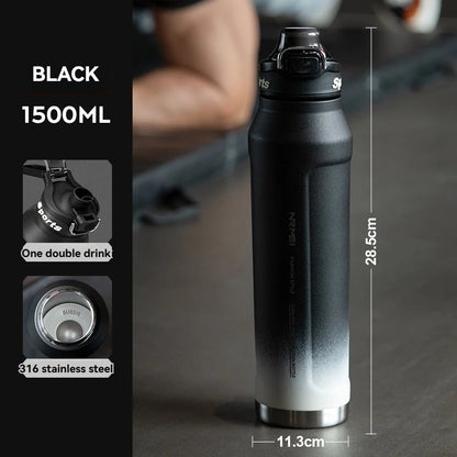 Thermosfles met handig handvat – Voor extra grip