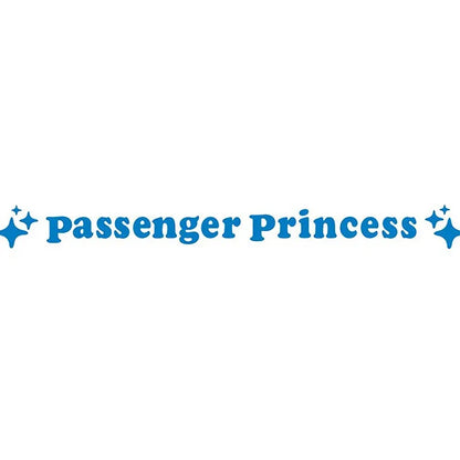 auto stickers - Passenger Princess sticker voor persoonlijke flair