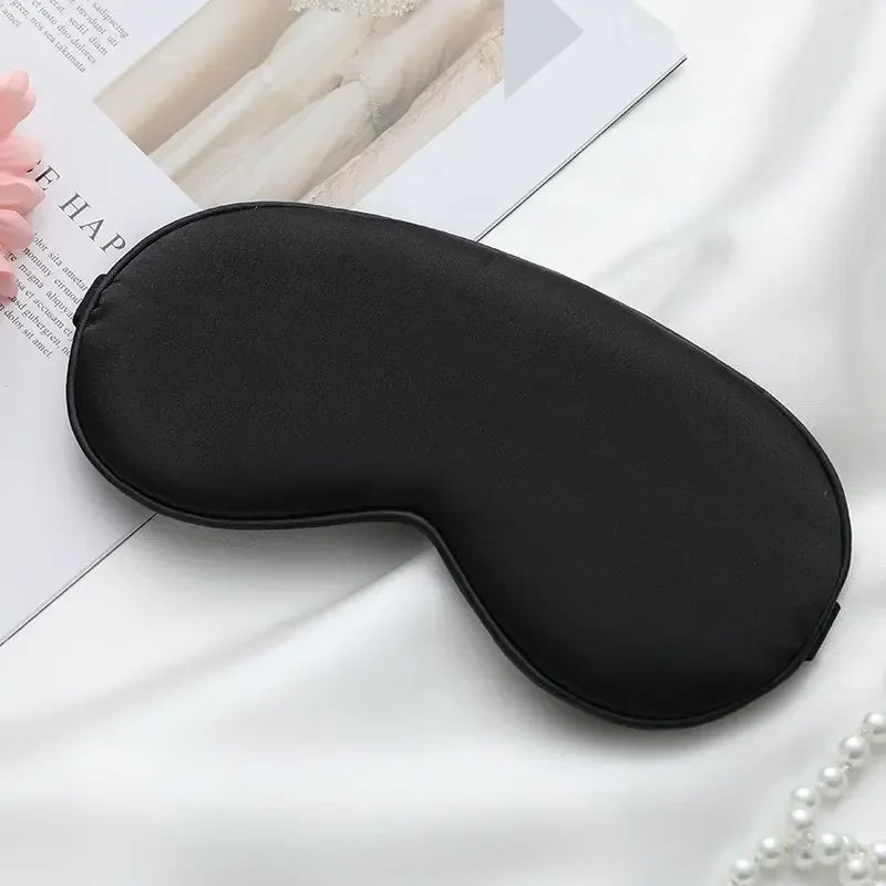 Zijden slaapmasker voor luxe gevoel