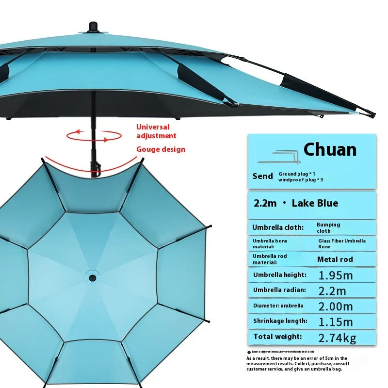 Kwantum parasol met sfeervol ontwerp