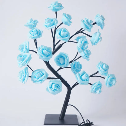 Lamp nachtkastje met houten voet – Natuurlijke charme