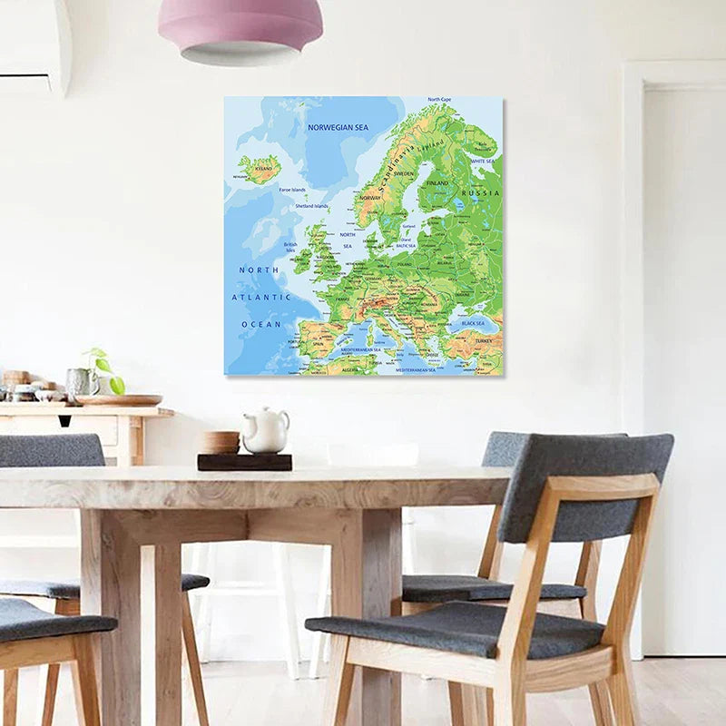 Wereldkaart voor tienerkamer – Stoer en leerzaam