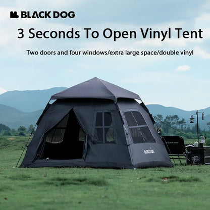 Decathlon pop up tent met luchtgaten – Goed geventileerd