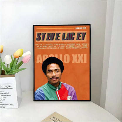 Poster met dieren in zachte kleuren