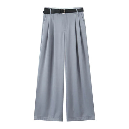 H&M linnen broek dames in zachtroze – Zomers en fris