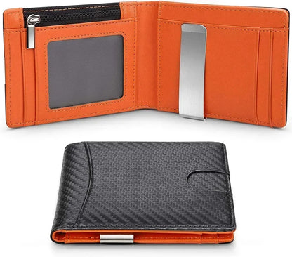 Mini portemonnee heren leer – Super compact