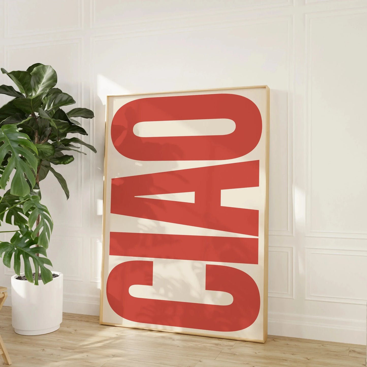 Poster met quote in sierlijke letters