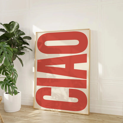 Poster met quote in sierlijke letters
