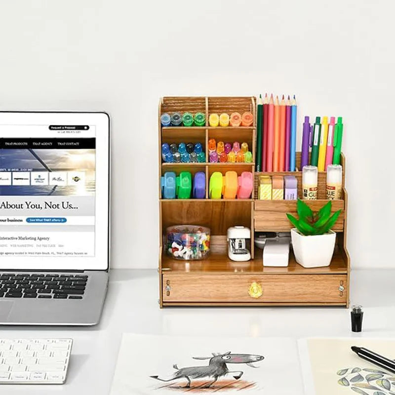 Nette bureau layout dankzij een desk organizer