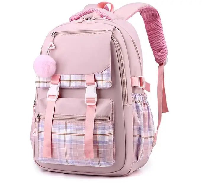 Schooltas meiden met metallic afwerking – Bling & stijl