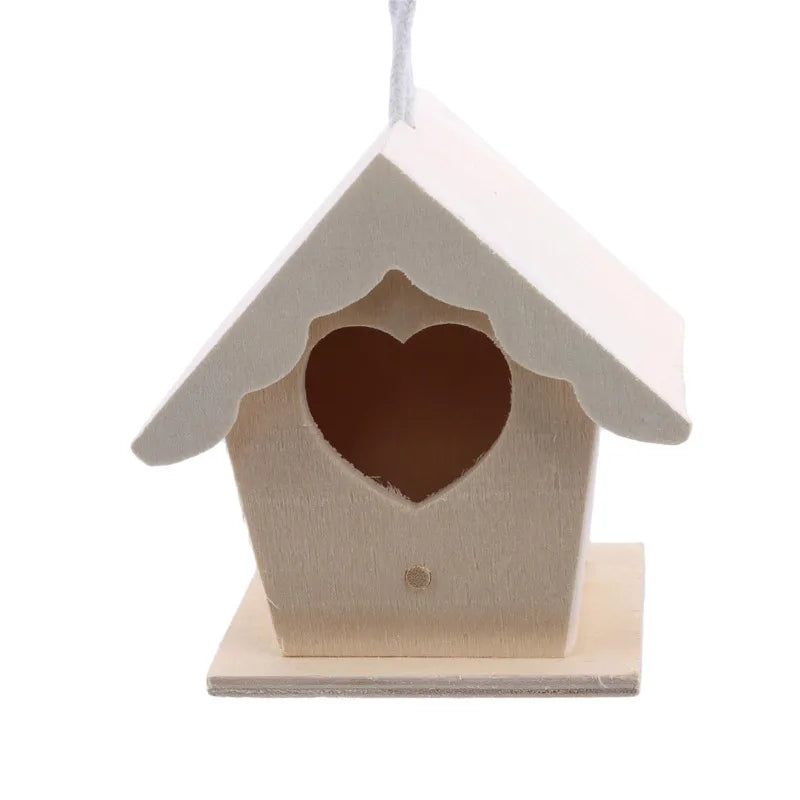 Vogelhuisje op paal met betonnen voet – Stevig tegen wind