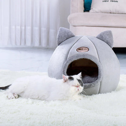 Kattenmand met kap – Voor rust en beschutting