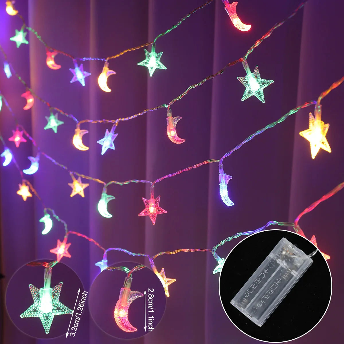 Licht slinger met zachte gloed – Ideaal voor avondmomenten