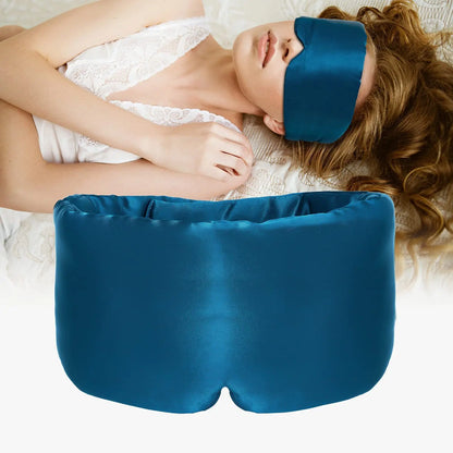 Luxe slaapmasker met zijde-afwerking