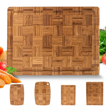 Houten snijplank met handvat voor eenvoudig gebruik