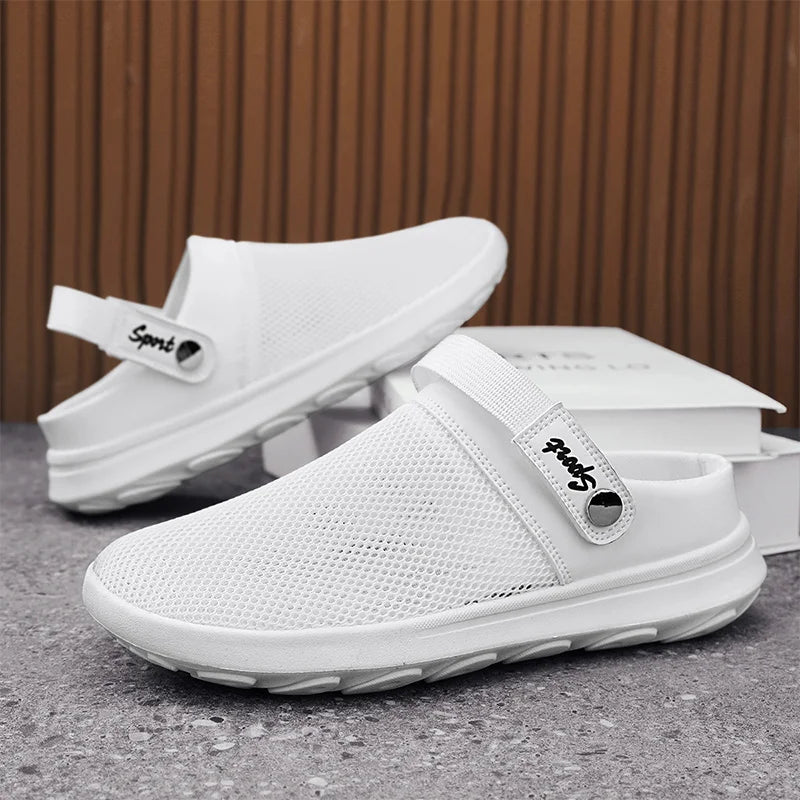 Heren sneakers met ademend textiel bovenwerk