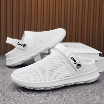 Heren sneakers met ademend textiel bovenwerk