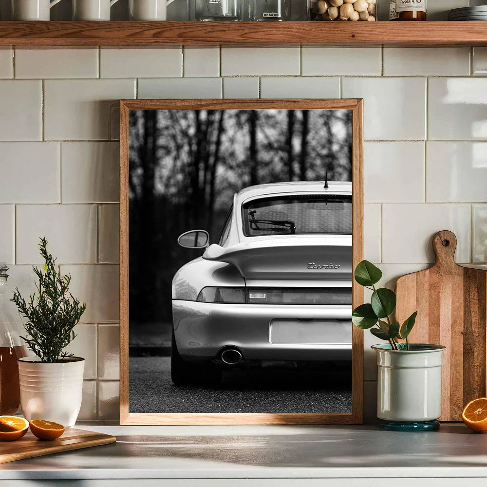 Grafische posters in zwart-wit stijl