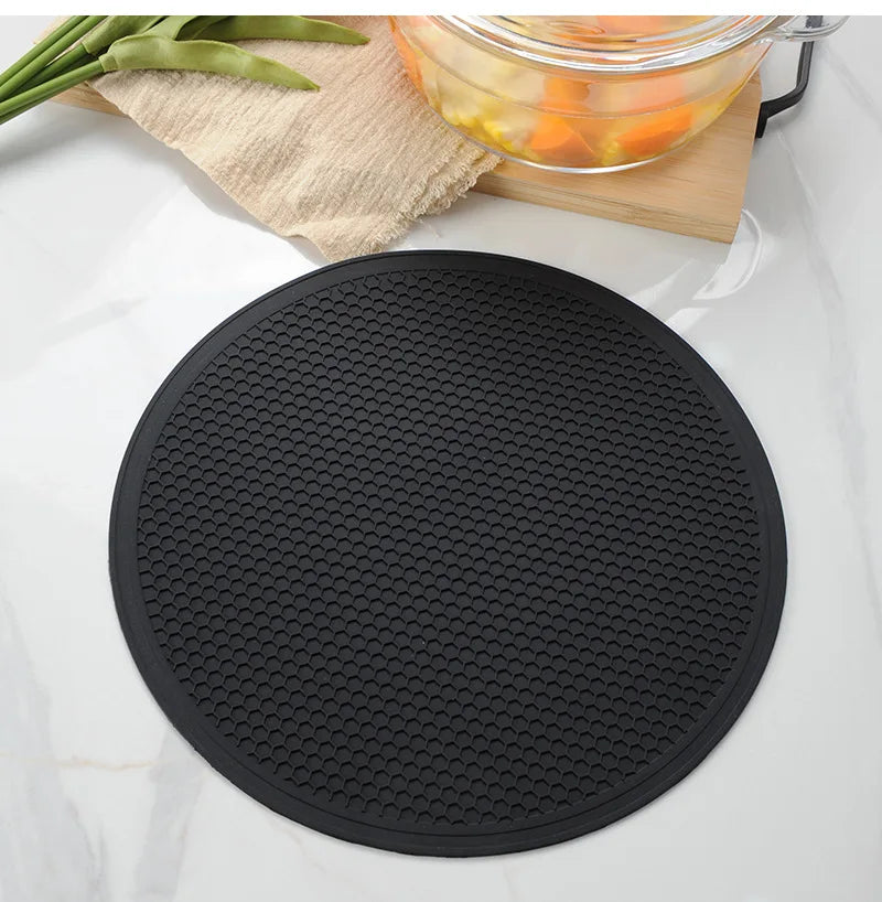 Onderzetters pan met antislip siliconen ringen – Voor elk oppervlak