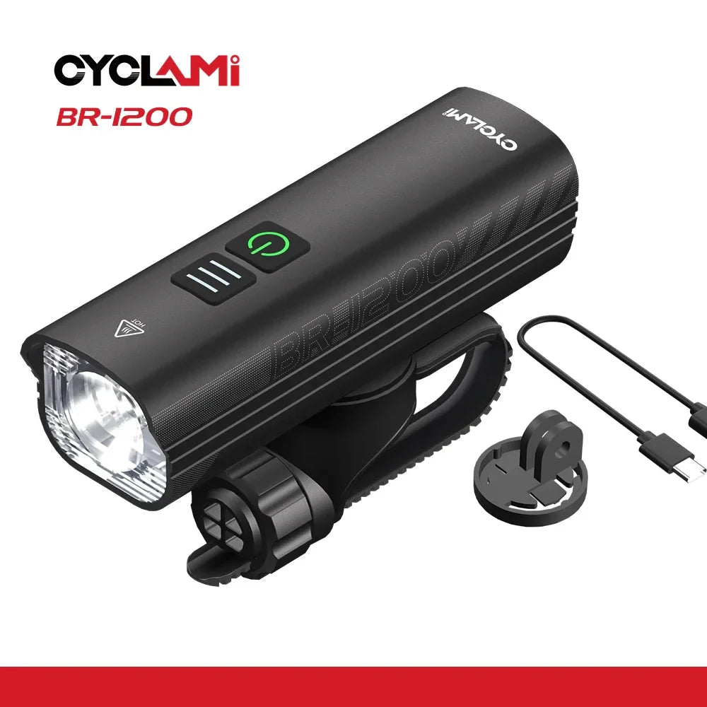 Action fietslamp met heldere witte straal