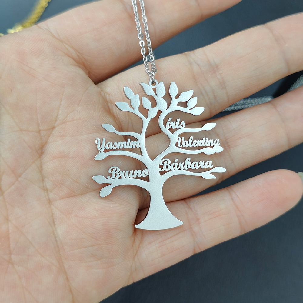 Ketting met naam en hart symbool