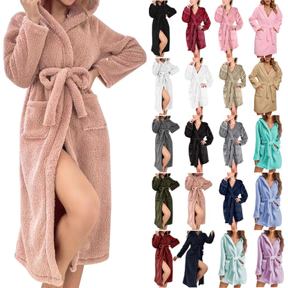 C&A ochtendjas dames fleece zacht – Ideaal voor herfst en winter