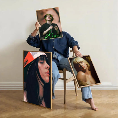 Grote posters met rustige uitstraling