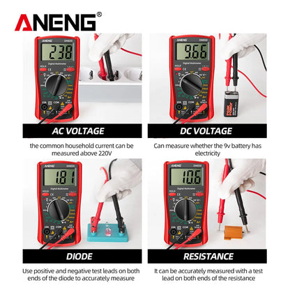 Multimeter voor nauwkeurige spanningsmeting