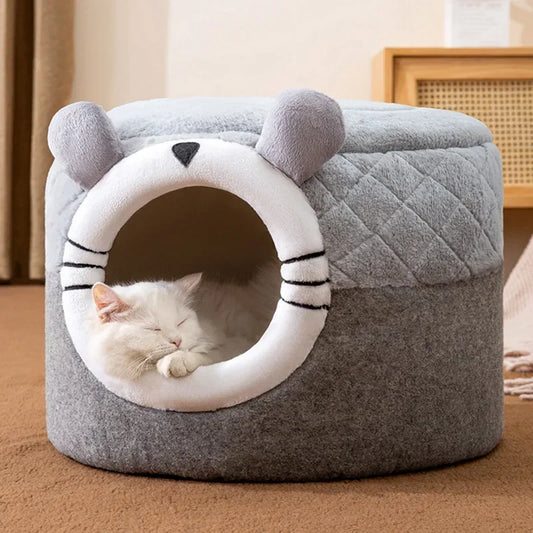 Fluffy kattenmand groot – Zacht als een wolk