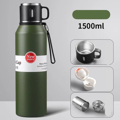 Hema thermosfles met bloemenprint – Vrolijk en handig