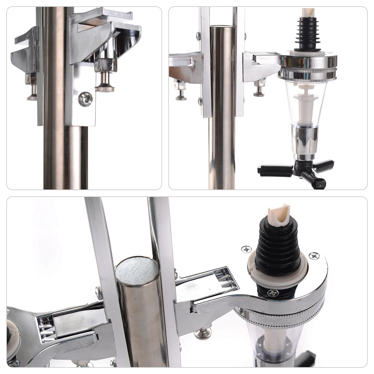 Drankdispenser met glas en metaal – Mix van rustiek en modern