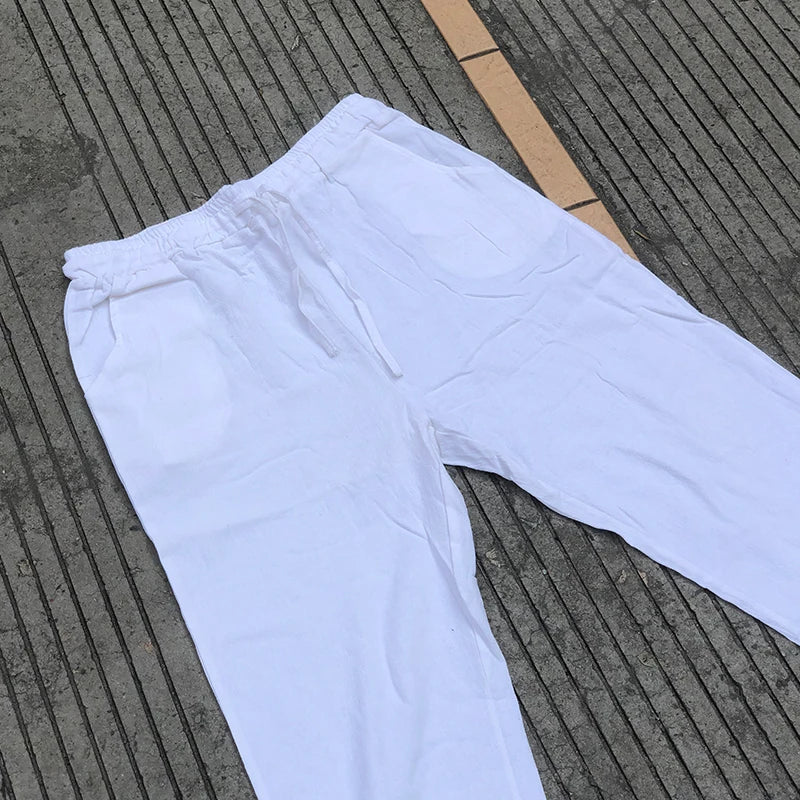 Natuurlijke linnenmix broek heren – Duurzaam en ademend