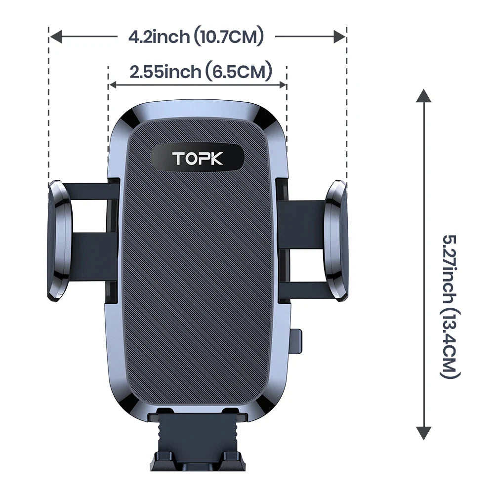 Compacte telefoonhouder auto – Minimalistisch en efficiënt