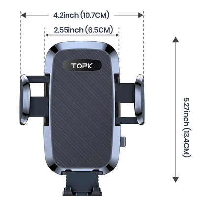 Compacte telefoonhouder auto – Minimalistisch en efficiënt