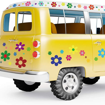 auto stickers - kleurrijke bloemendesign voor een unieke uitstraling